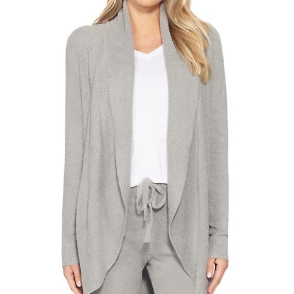 Barefoot Dreams Cozy Chic Lite Knit Cardigan Sz S